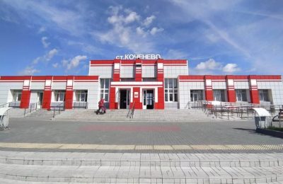 Ремонтные работы на ж/д станции Коченёво