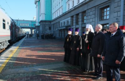 За духовное возрождение России: в Новосибирской области стартовала благотворительная акция Поезд Памяти