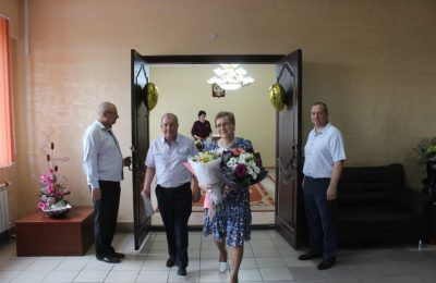 Под марш Мендельсона супруги Короткевич из р.п. Коченёво отметили Золотую свадьбу