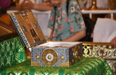 Ковчег с частицей мощей святой блаженной Матроны Московской прибыл в Новосибирскую область