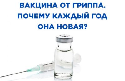 Вакцина от гриппа. Почему каждый год она новая?