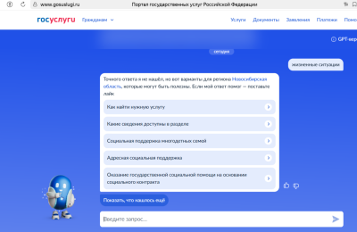 «Жизненные ситуации» позволяют быстрее и проще решать ваши задачи
