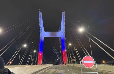 В Новосибирске запущено рабочее движение по новому мосту через реку Обь