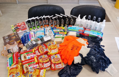 Благодарим за гостинцы для бойцов Т. А. Прохорову и К. Патеюк!