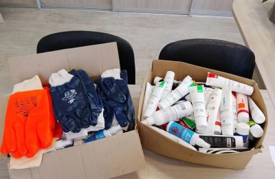 Благодарим за гостинцы для бойцов В. И. Вульф!