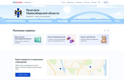 Главные цифровые сервисы Новосибирской области теперь доступны в одном месте на Госуслугах