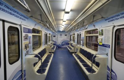 В новосибирском метро запущен поезд, посвящённый 90-летию службы Госавтоинспекции МВД России