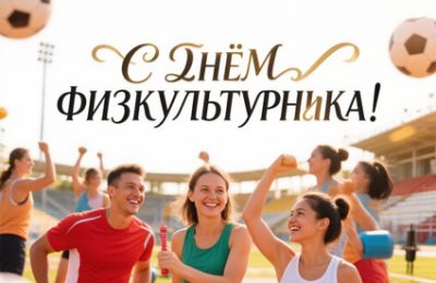 С Днём физкультурника!