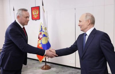 Президент России Владимир Путин посетил с рабочим визитом Новосибирскую область